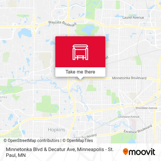 Minnetonka Blvd & Decatur Ave map