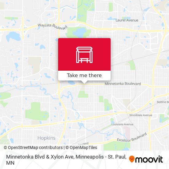 Minnetonka Blvd & Xylon Ave map