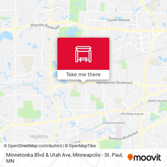 Minnetonka Blvd & Utah Ave map