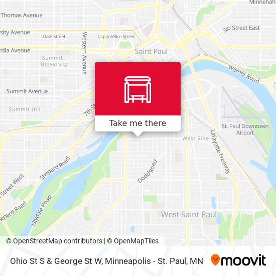 Mapa de Ohio St S & George St W
