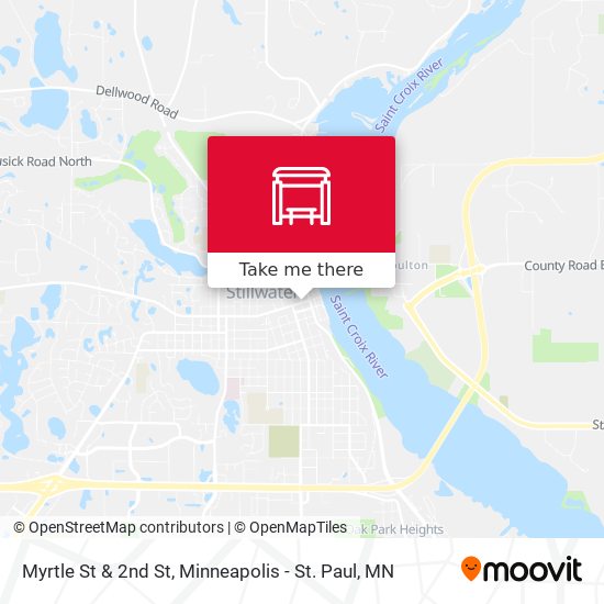Mapa de Myrtle St & 2nd St