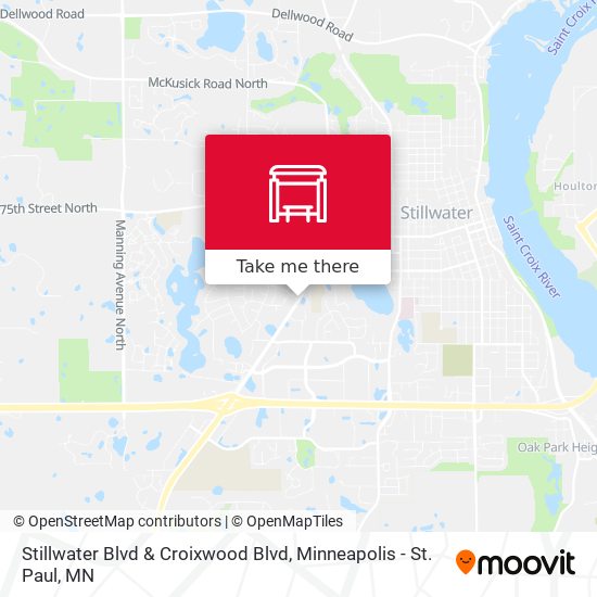 Stillwater Blvd & Croixwood Blvd map