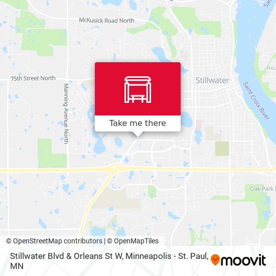 Stillwater Blvd & Orleans St W map