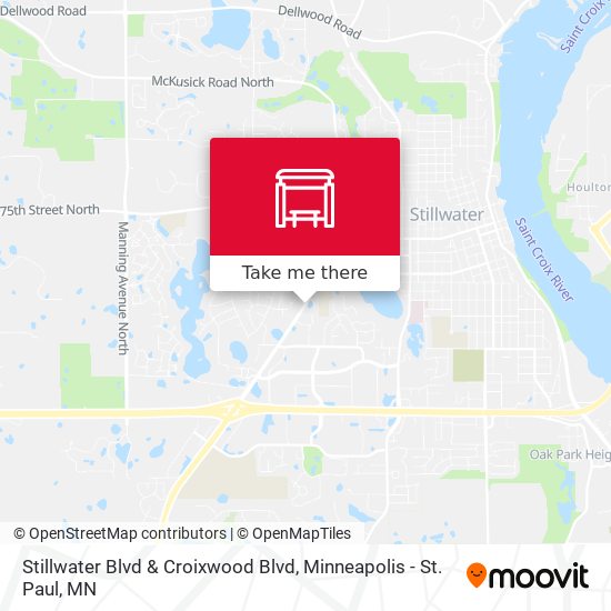 Stillwater Blvd & Croixwood Blvd map