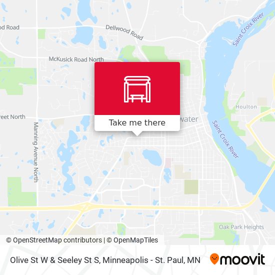 Mapa de Olive St W & Seeley St S