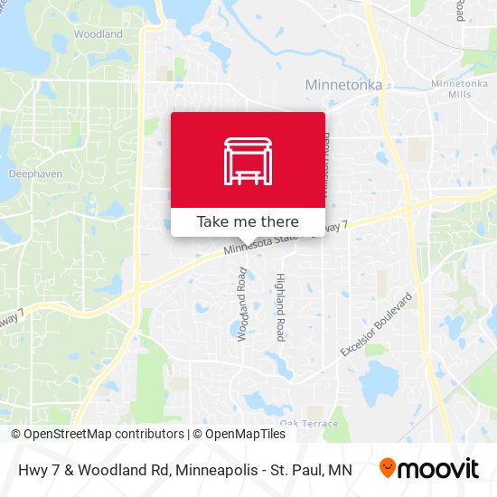 Mapa de Hwy 7 & Woodland Rd
