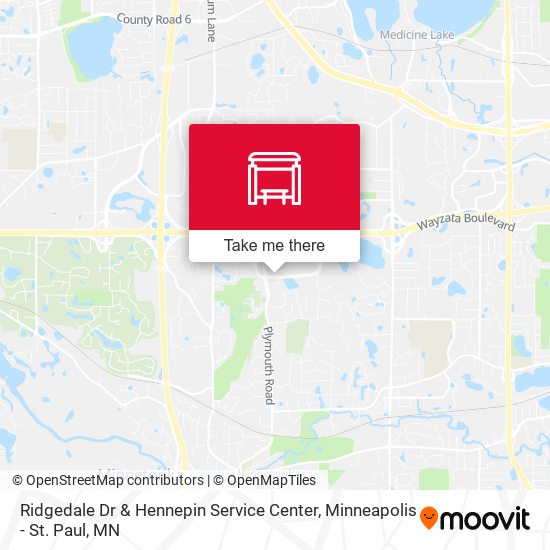 Mapa de Ridgedale Dr & Hennepin Service Center