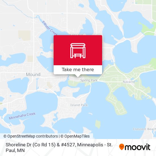 Shoreline Dr (Co Rd 15) & #4527 map