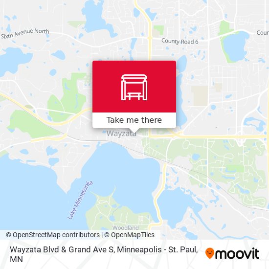 Wayzata Blvd & Grand Ave S map