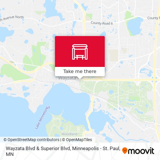 Wayzata Blvd & Superior Blvd map