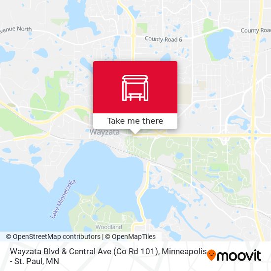 Mapa de Wayzata Blvd & Central Ave (Co Rd 101)