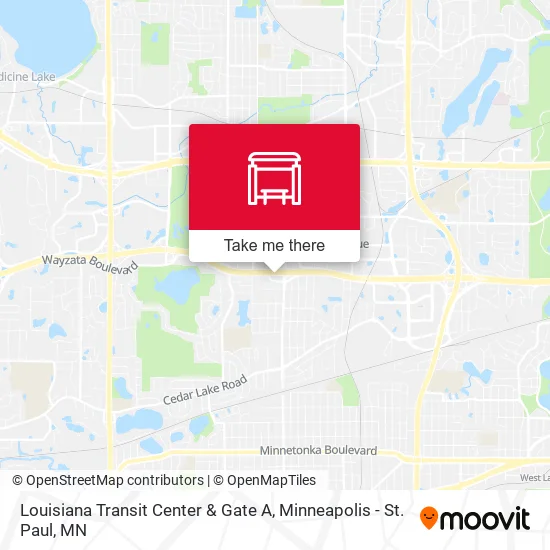 Louisiana Transit Center & Gate A map
