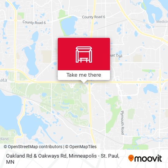 Oakland Rd & Oakways Rd map
