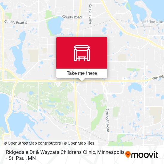 Ridgedale Dr & Wayzata Childrens Clinic map