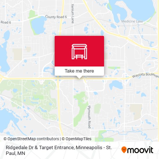Mapa de Ridgedale Dr & Target Entrance