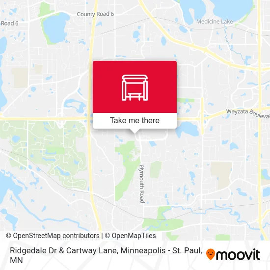 Ridgedale Dr & Cartway Lane map