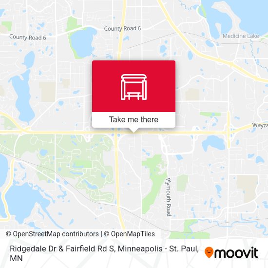 Mapa de Ridgedale Dr & Fairfield Rd S