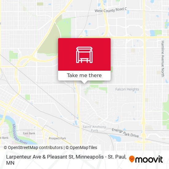Mapa de Larpenteur Ave & Pleasant St