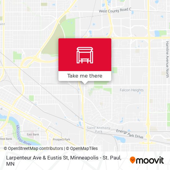Mapa de Larpenteur Ave & Eustis St