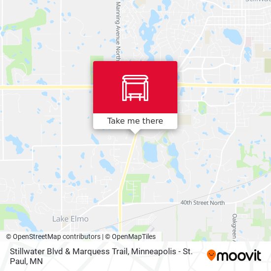 Stillwater Blvd & Marquess Trail map