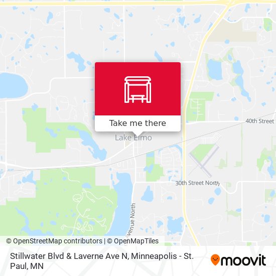 Mapa de Stillwater Blvd & Laverne Ave N