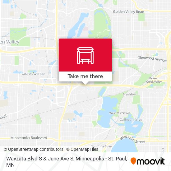 Mapa de Wayzata Blvd S & June Ave S