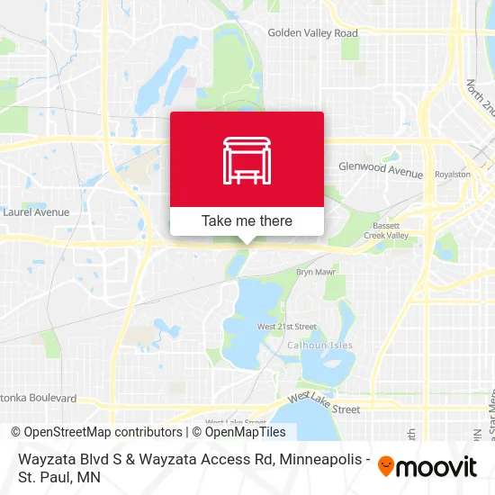 Wayzata Blvd S & Wayzata Access Rd map
