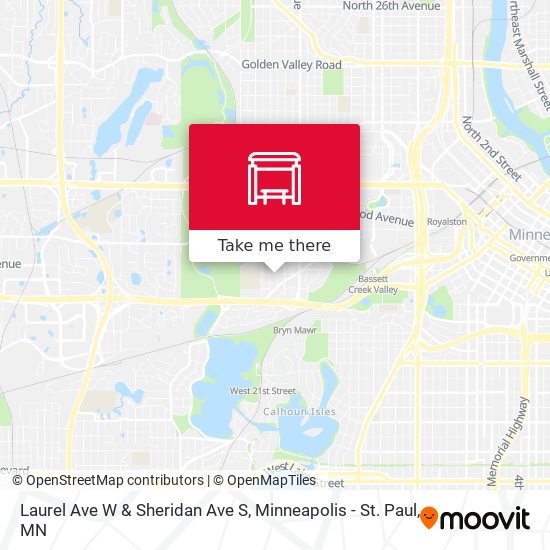 Mapa de Laurel Ave W & Sheridan Ave S