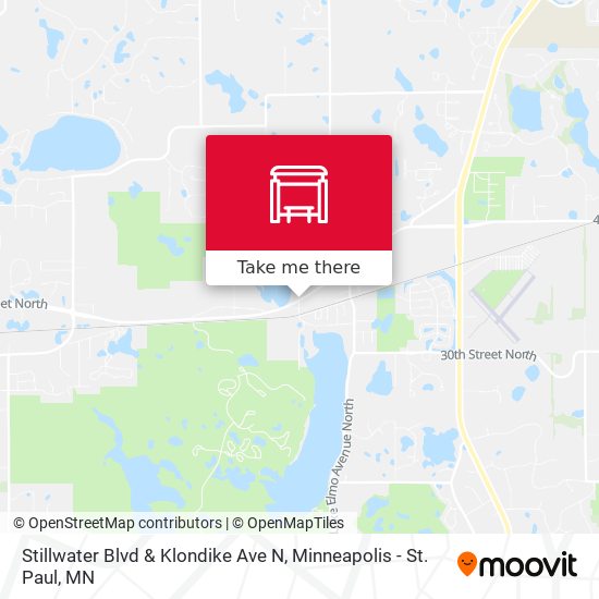 Stillwater Blvd & Klondike Ave N map