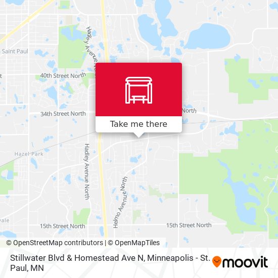 Mapa de Stillwater Blvd & Homestead Ave N