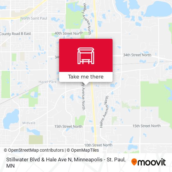 Stillwater Blvd & Hale Ave N map
