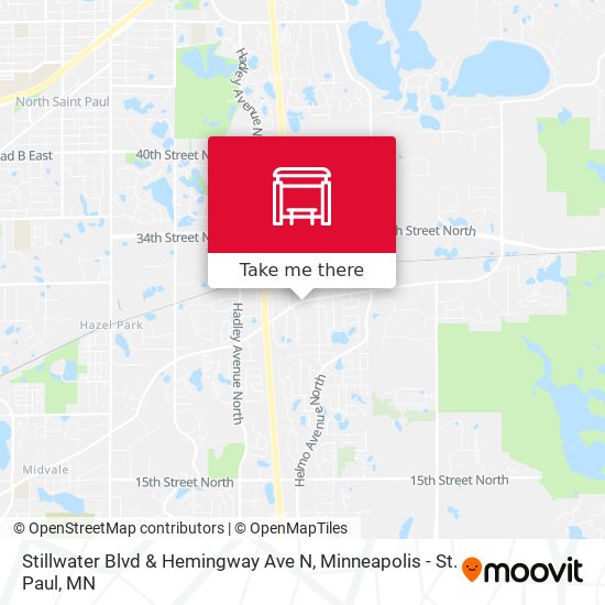 Stillwater Blvd & Hemingway Ave N map