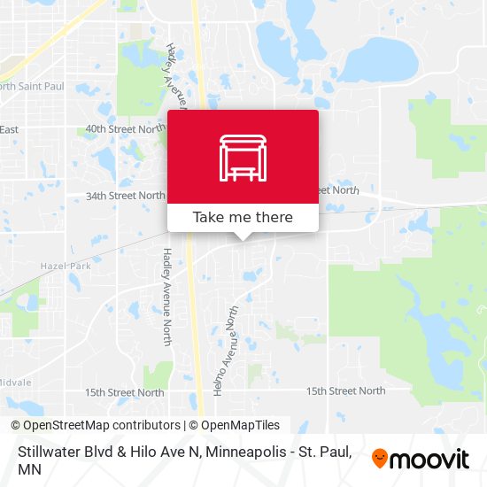 Stillwater Blvd & Hilo Ave N map