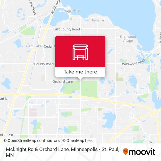 Mcknight Rd & Orchard Lane map