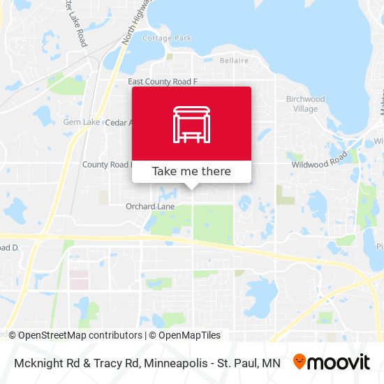 Mapa de Mcknight Rd & Tracy Rd
