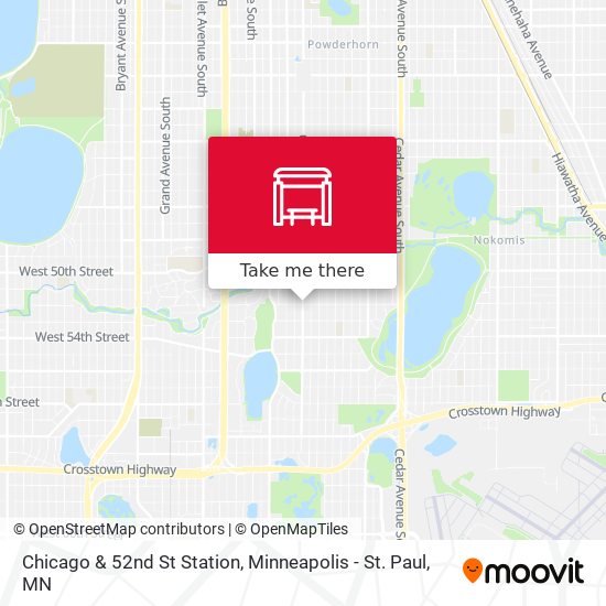 Mapa de Chicago & 52nd St Station