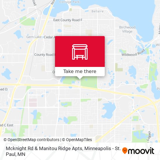 Mapa de Mcknight Rd & Manitou Ridge Apts