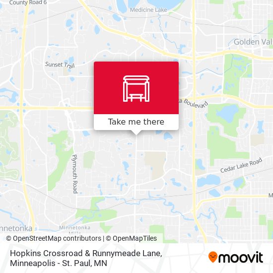 Hopkins Crossroad & Runnymeade Lane map