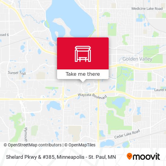 Mapa de Shelard Pkwy & #385