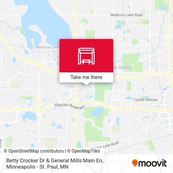 Mapa de Betty Crocker Dr & General Mills Main En