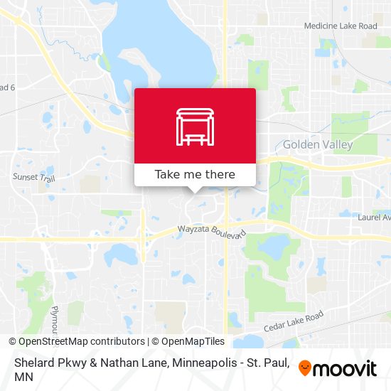 Shelard Pkwy & Nathan Lane map