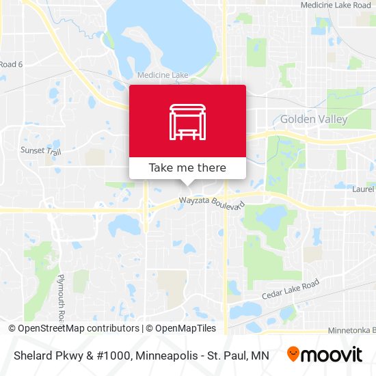 Shelard Pkwy & #1000 map