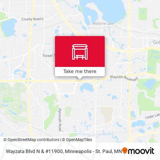 Wayzata Blvd N & #11900 map