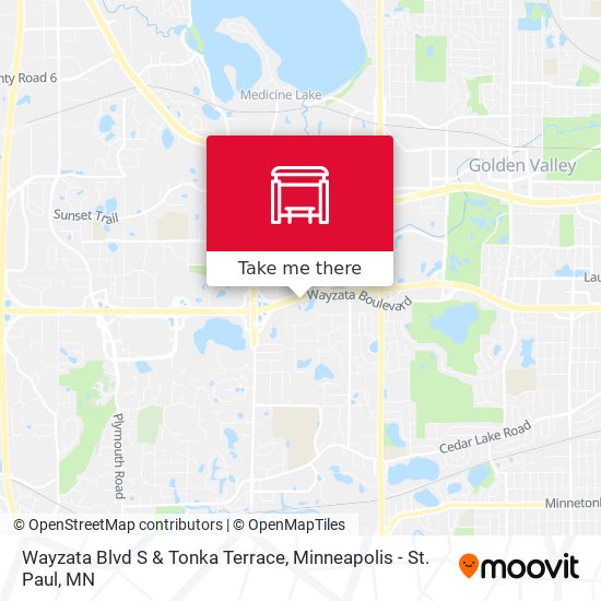 Mapa de Wayzata Blvd S & Tonka Terrace