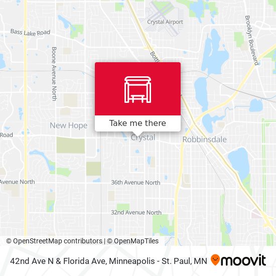42nd Ave N & Florida Ave map