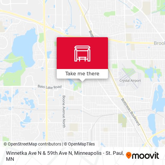 Winnetka Ave N & 59th Ave N map