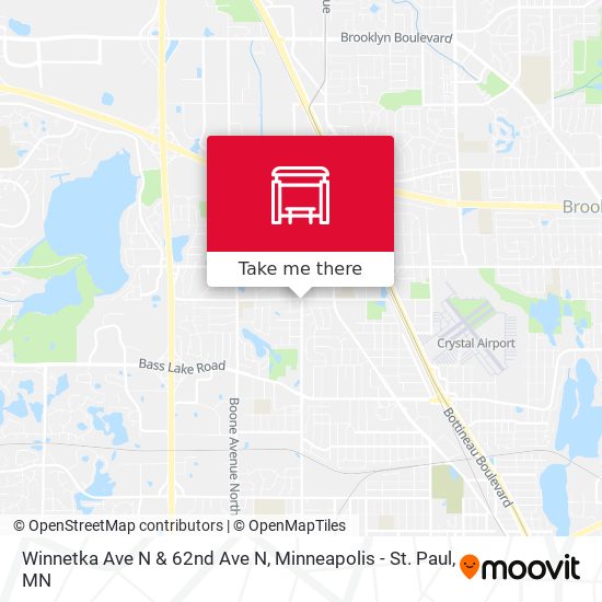 Mapa de Winnetka Ave N & 62nd Ave N