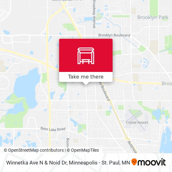 Mapa de Winnetka Ave N & Noid Dr