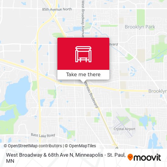 Mapa de West Broadway & 68th Ave N