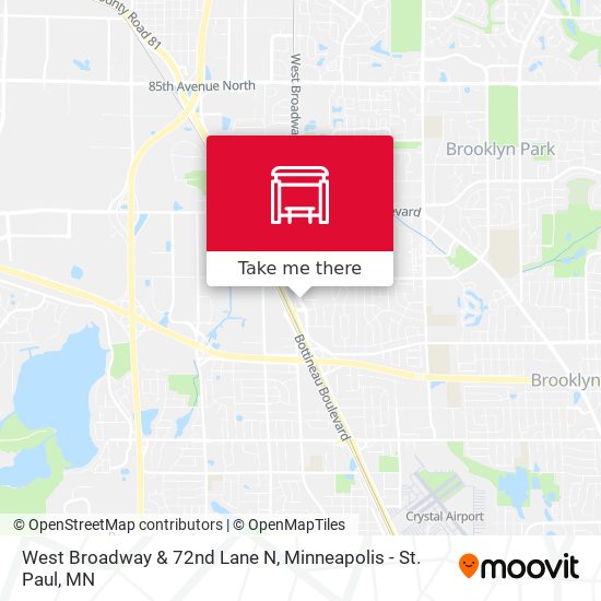 Mapa de West Broadway & 72nd Lane N